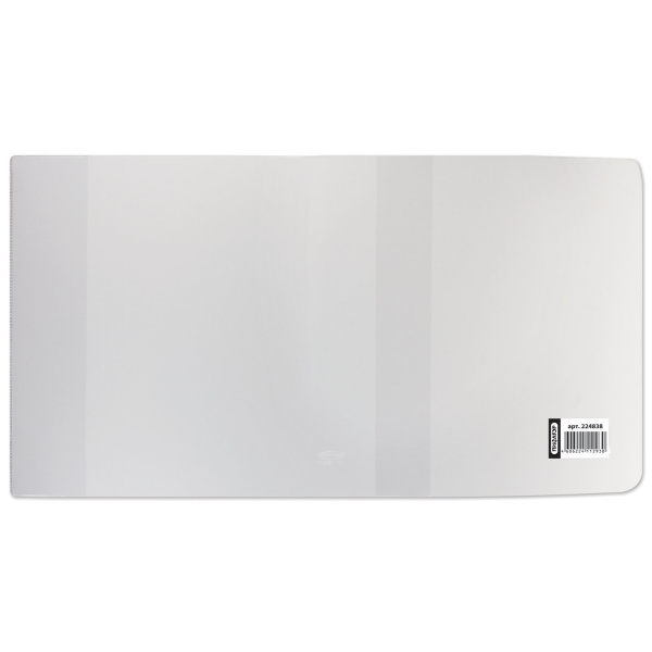 Обложка ПВХ д/учебника ПИФАГОР размер универсальный, прозр, плотн, 120мкм, 233*455мм, 224838