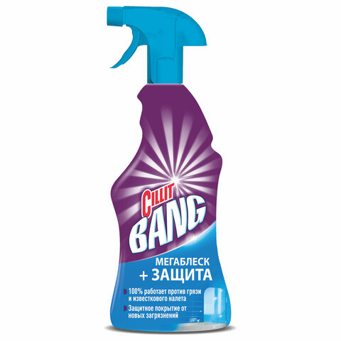 Чистящее средство CILLIT BANG 750мл "Мегаблеск и защита", универсал, распылитель