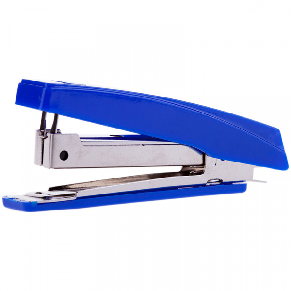 Степлер №10 OfficeSpace до 10л., пластиковый корпус, синий