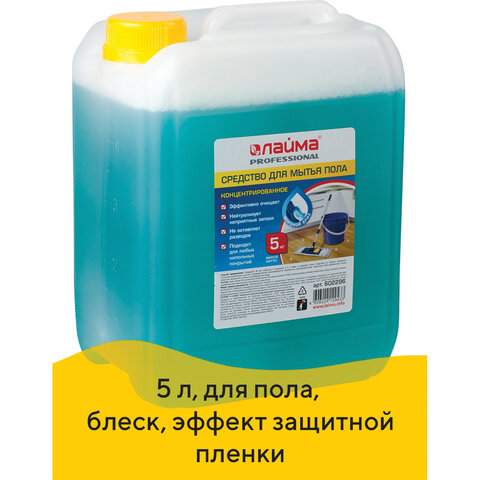 Средство для мытья пола ЛАЙМА PROFESSIONAL 5л, "Морской бриз"