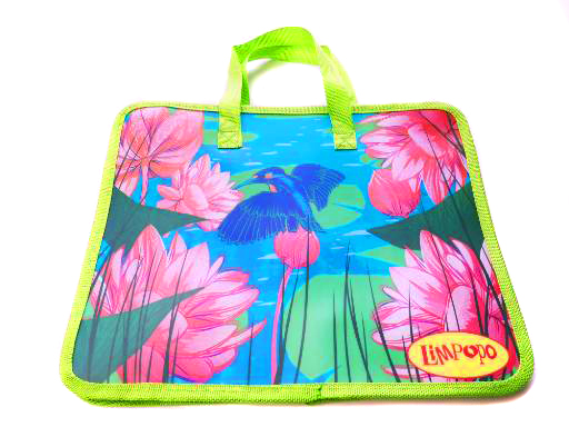 Папка школьная с ручками, А4, ТМ "Лимпопо",  "Полет колибри" арт.LP0150