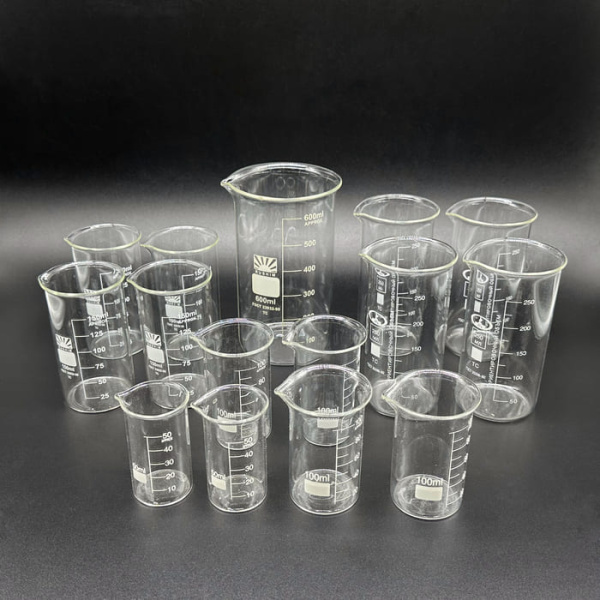 Комплект стаканов химических стеклянных (15 шт.)