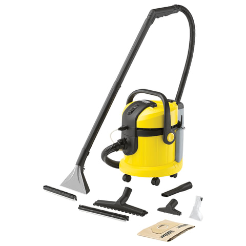 Пылесос моющий KARCHER (КЕРХЕР) SE 4002, потребляемая мощность 1400Вт, желтый, 1.081-140.0