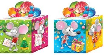 Новогодний подарок "Кубик СИМВОЛ"