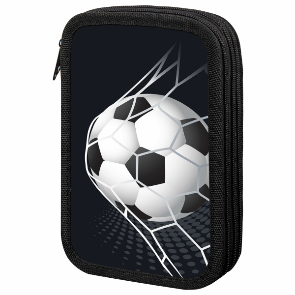Пенал ПИФАГОР, 3 отделения, ламинированный картон, 19х11 см, "Ball kick", 272253 Пенал ПИФАГОР, 3 отделения, ламинированный картон, 19х11 см, "Ball kick", 272253