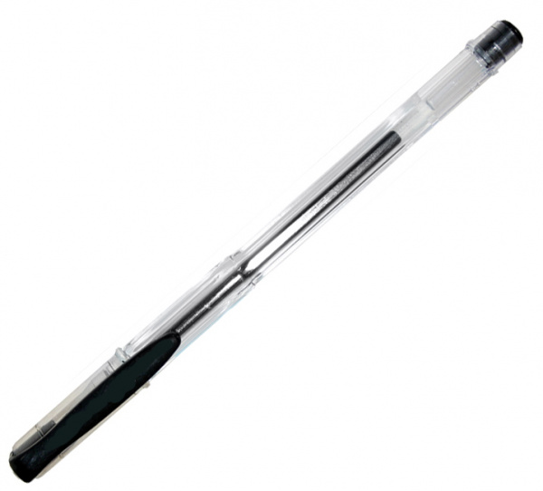 Ручка гелевая, 0,5 мм, черная