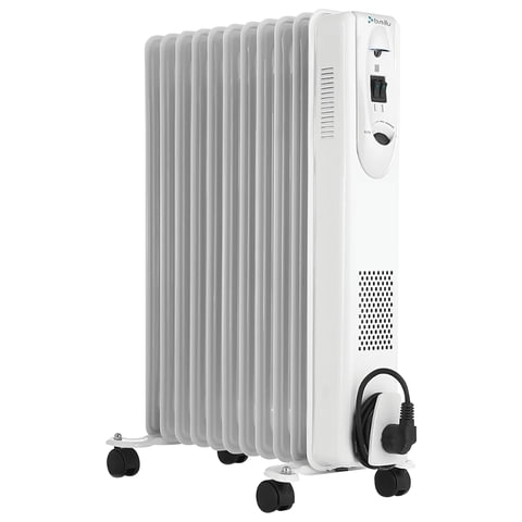 Обогреватель масляный BALLU BOH/CM-11WDN, 2200Вт, 11 секций, белый
