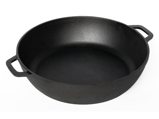 Жаровня чугунная с двумя ручками 26см 1826