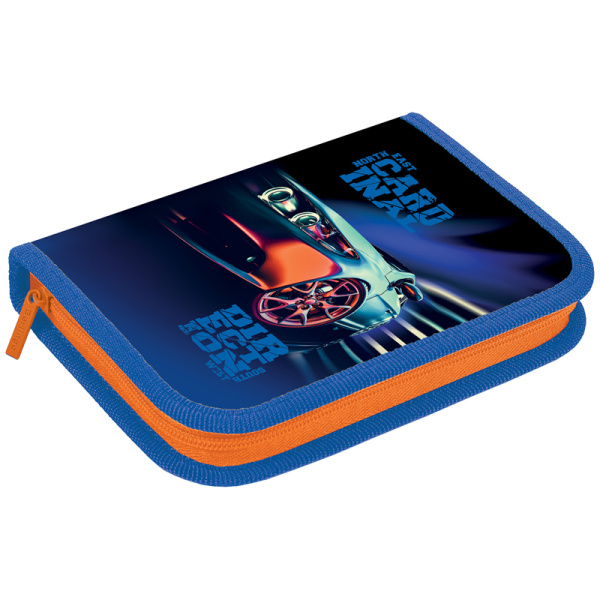 Пенал 1 отделение, 200*140*40 Berlingo "Cardinal", 2 откидные секции, полиэстер PK12015