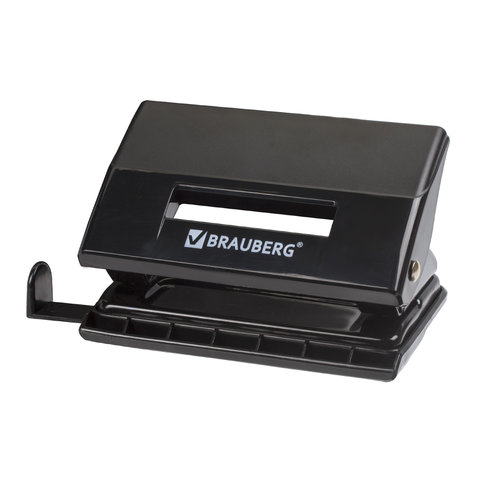 Дырокол BRAUBERG "Black Jack", до 10 листов, черный, 227795 Дырокол BRAUBERG "Black Jack", до 10 листов, черный, 227795