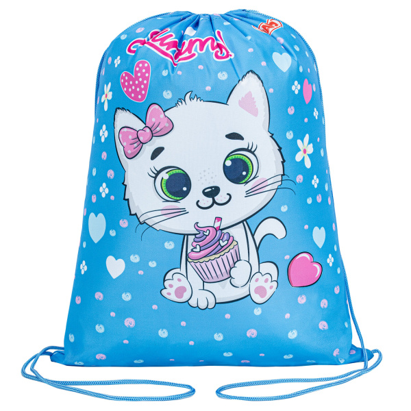 Мешок для обуви ПИФАГОР, 1 отделение, 40х32 см, Yummy cupcake, 271603