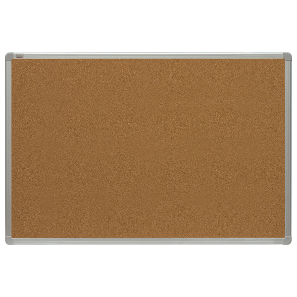 Доска пробковая 100x150см, алюминиевая рамка,  "2х3" OFFICE, TCA1510