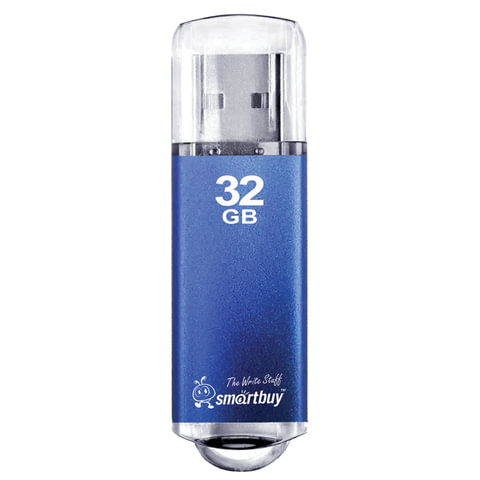 Флэш-диск 32 GB, SMARTBUY V-Cut, USB 2.0, синий, SB32GBVC-B Флэш-диск 32 GB, SMARTBUY V-Cut, USB 2.0, синий, SB32GBVC-B