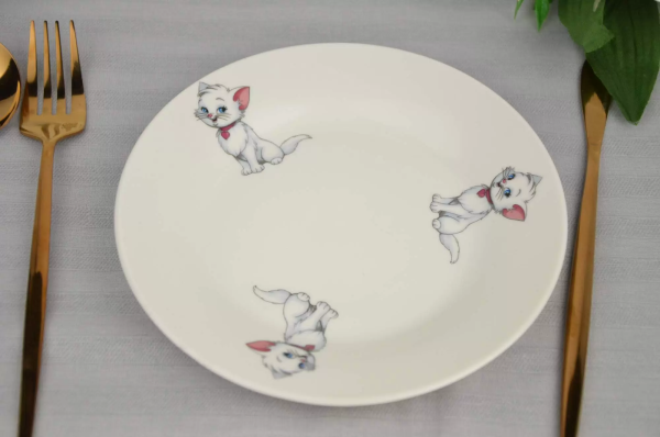 Тарелка десертная 17 см Кошечка ТМ BONAFFINI , арт BON157