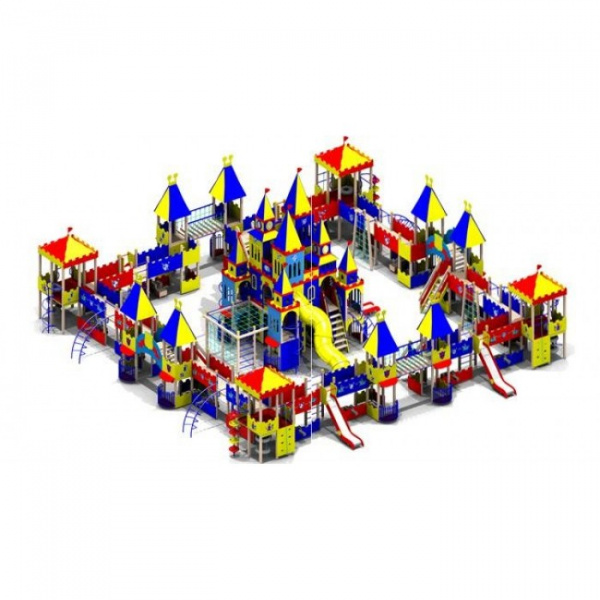 ДИК "Сказочное королевство" (6-12 лет) 20260х18840 мм, Н = 8250 мм, Н площадок = 1550 мм, 2050 мм, 2