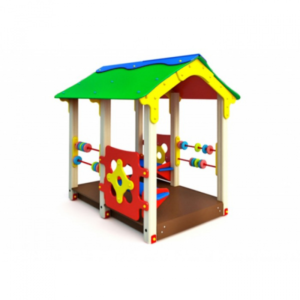 Домик "Избушка", 2-7 лет, влагостойкая фанера, общая высота 1850мм Домик "Избушка", 2-7 лет, влагостойкая фанера, общая высота 1850мм