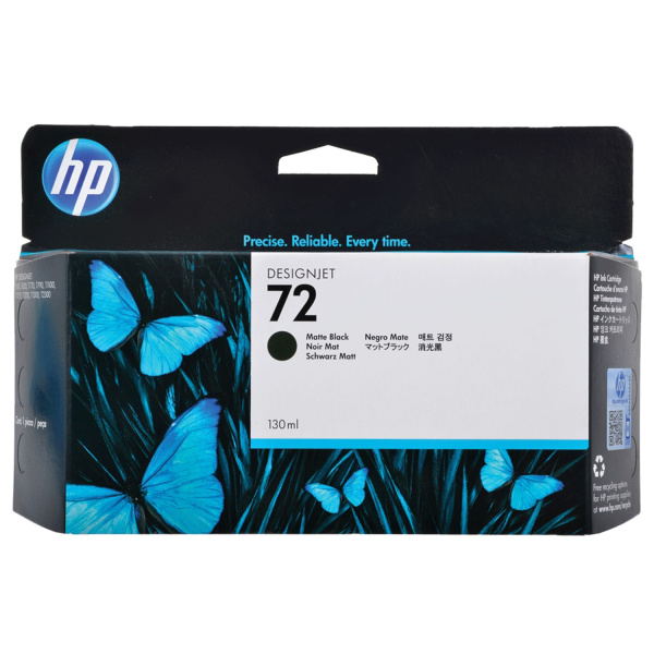 Картридж струйный для плоттера HP (C9403A) Designjet T610/795/1100 и др., №72, черн мат, 130 мл ориг Картридж струйный для плоттера HP (C9403A) Designjet T610/795/1100 и др., №72, черн мат, 130 мл ориг