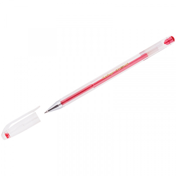 Ручка гелевая Berlingo "Techno-Gel" красная, 0,5мм