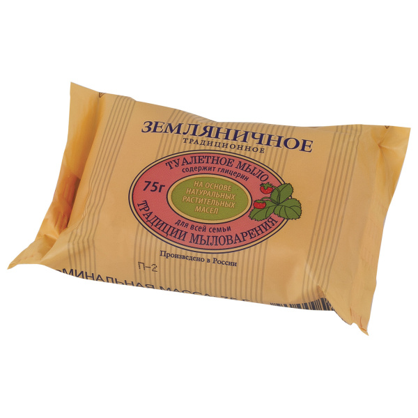 Мыло туалетное 75г ОСЕННИЙ ВАЛЬС Земляника