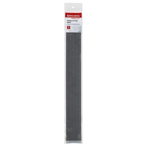 Сменные маты для резака BRAUBERG TRIPLE CUT, КОМПЛЕКТ 5 шт., 532335