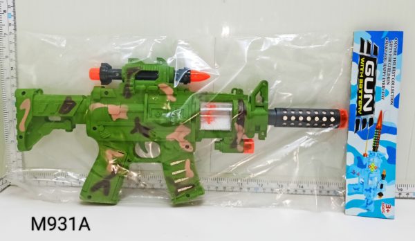 Автомат на батарейках со свет эффектом, арт. M931A