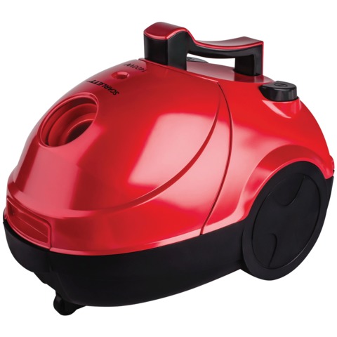 Пылесос SCARLETT SC-VC80B03 с пылесборником, потреб мощн 1400Вт, мощн всасыв 300Вт, красный 