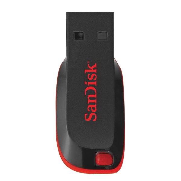 Флэш-диск SANDISK 16Gb Cruzer Blade USB 2.0, скорость чтения/записи - 15/10, черный Флэш-диск SANDISK 16Gb Cruzer Blade USB 2.0, скорость чтения/записи - 15/10, черный