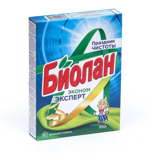 Стиральный порошок БИОЛАН Эконом ручная стирка  Эксперт 350г т/у