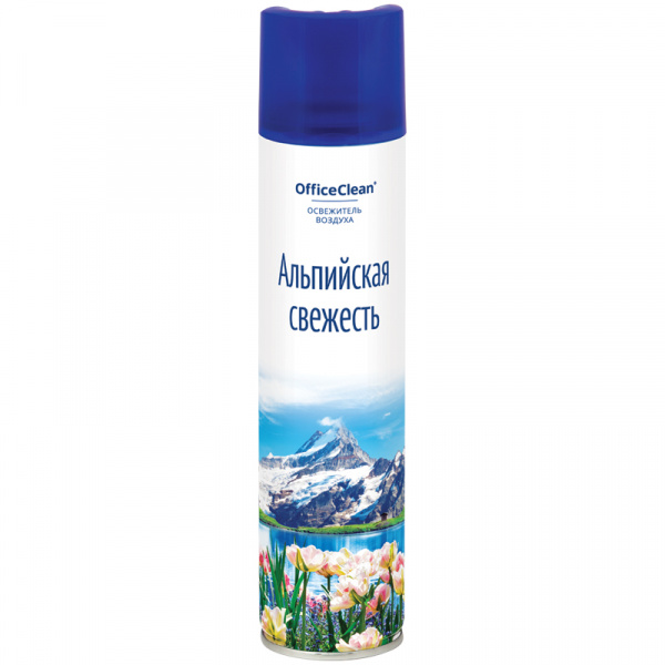 Освежитель воздуха аэрозольный OfficeClean "Альпийская свежесть", 300мл 297822