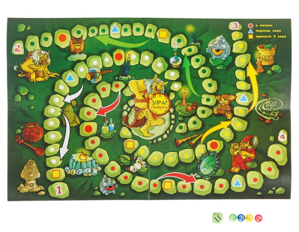 Настольная игра-ходилка "Пещера тролля"  3765  10546