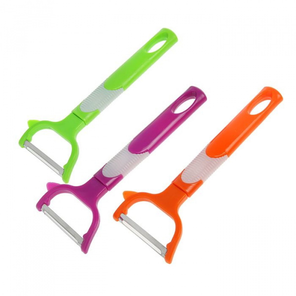 Овощечистка 18 см "Уют", цвета МИКС